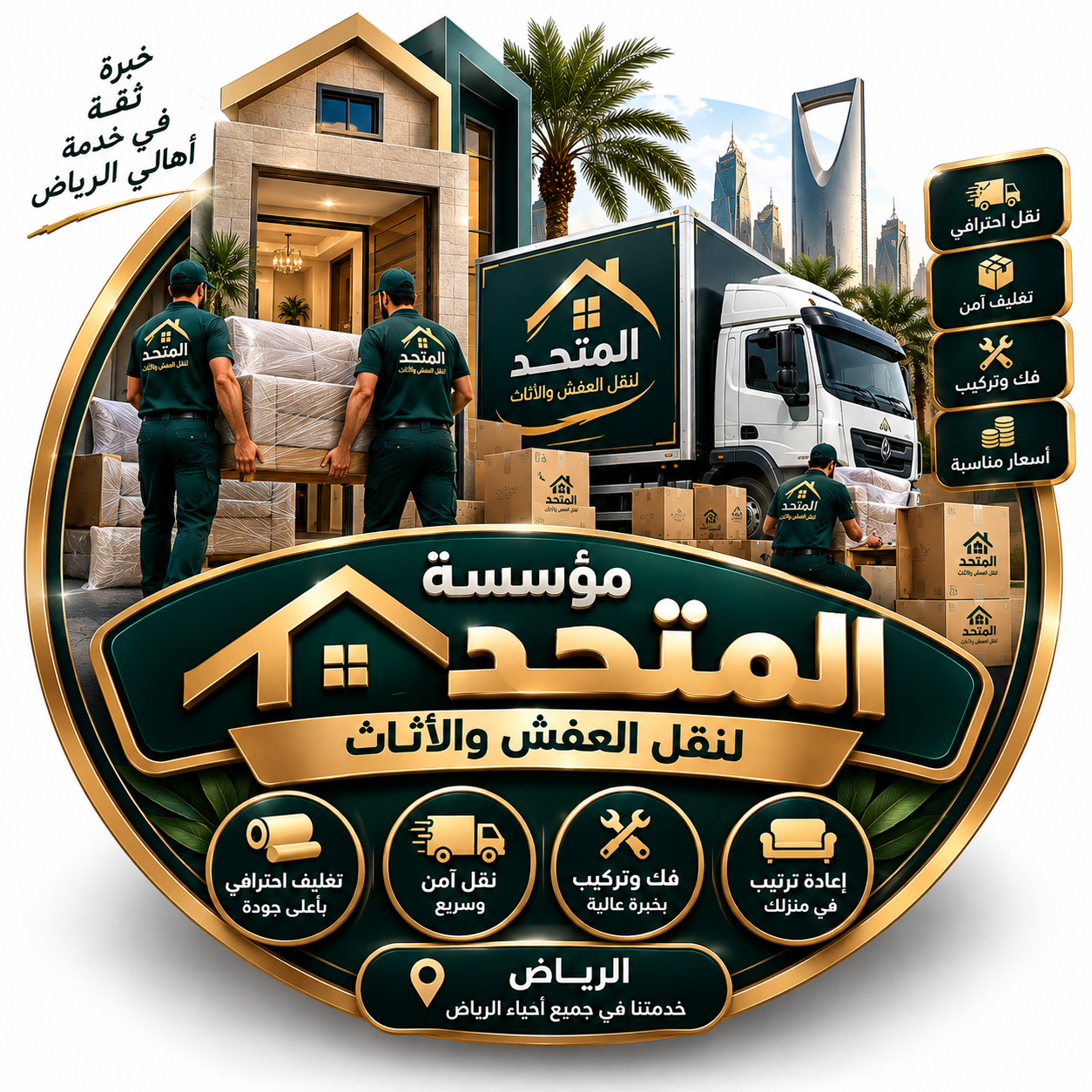 مؤسسة المتحد لنقل العفش والاثاث